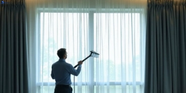 Commercial drapes cleaning service charlemont-vic hotels offices