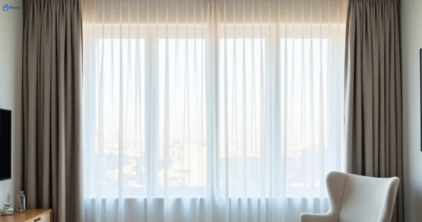 Restored vibrant drapes in charlemont-vic QLD after Matty Curtain Cleaning