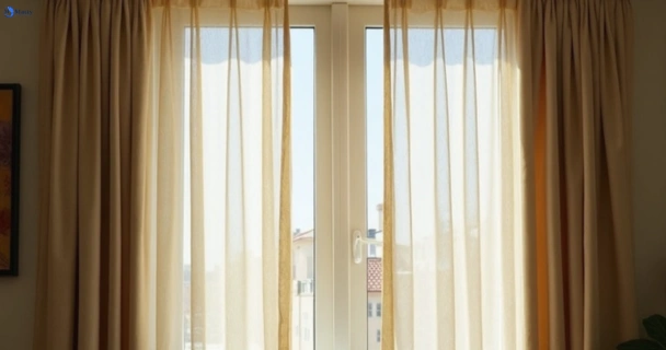 Dull dusty drapes in charlemont-vic before professional cleaning